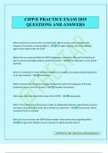 CIPP&sol;E PRACTICE EXAM 2025 QUESTIONS AND ANSWERS