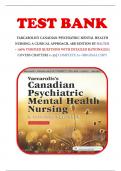 Test Bank for Varcarolis&rsquo;s Canadian Psychiatric Mental Health Nursing&colon; A Clinical Approach&comma; 3rd Edition by Halter &ndash; 100&percnt; Verified Questions with Detailed Rationales &vert; Covers Chapters 1&ndash;35 &vert; Complete A&plus; Original Copy