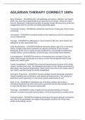 ADLERIAN THERAPY CORRECT 100&percnt;