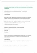 Distributed Systems&colon; Models Exam with 100&percnt; Correct Answers &vert; Verified &vert;Latest version 2025