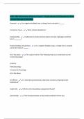 BIOL 246 University of Kansas Exam 1 Study Materials&vert;Questions With Correct Answers&vert;Verified