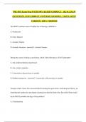 NBC-HIS Exam Prep WITH 100&percnt; RATED CORRECT    REAL EXAM QUESTIONS AND CORRECT ANSWERS&vert; GRADED A&plus; &vert;2025 LATEST VERSION &vert; 100&percnt; VERIFIED