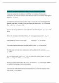exam 4 - bsc1005&vert;Questions With Correct Answers&vert;Verified