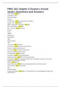 FINC 341 chapter 3 Guyton &vert; Actual study &vert; Questions and Answers
