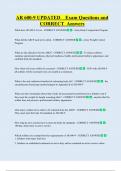 AR 600-9 UPDATED    Exam Questions and  CORRECT  Answers 