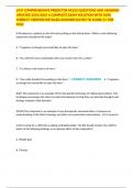 VATI COMPREHENSIVE PREDICTOR NCLEX QUESTIONS AND ANSWERS UPDATED 2024&sol;2025 A COMPLETE EXAM SOLUTION WITH 100&percnt; CORRECT VERIFIED&sol;DETAILED ANSWERS RATED TO SCORE A&plus; FOR PASS