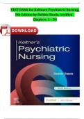 Test Bank for Keltner&rsquo;s Psychiatric Nursing&comma; 9th Edition by Debbie Steele All Chapters Fully Covered With Questions And Verified Solutions&period;