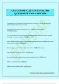 CST CERTIFICATION EXAM 2025 QUESTIONS AND ANSWERS