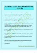 DCF RNRF EXAM 2025 QUESTIONS AND ANSWERS