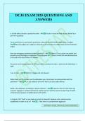 DCJS EXAM 2025 QUESTIONS AND ANSWERS
