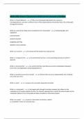 MAN 4583 Exam 2&vert;Questions With Correct Answers&vert;Verified