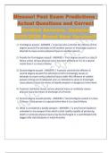 Missouri Post Exam Predictions &sol; Actual Questions and Correct Verified Answers&period; Updated 2025&sol;2026 Brand New Version&excl;&excl;&excl;