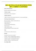 HSC 420 FINAL EXAM QUESTIONS WITH 100&percnt; CORRECT ANSWERS&excl;