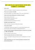 HSC 420 EXAM 4 QUESTIONS WITH 100&percnt; CORRECT ANSWERS&excl;