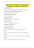 JCP-STUDY GUIDE EXAM QUESTIONS WITH 100&percnt; CORRECT ANSWERS