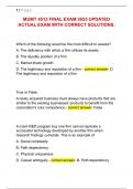 MGMT 4513 FINAL EXAM 2025 UPDATED  ACTUAL EXAM WITH CORRECT SOLUTIONS&period; 