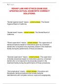 RDHAP LAW AND ETHICS EXAM 2025  UPDATED ACTUAL EXAM WITH CORRECT  SOLUTIONS&period;