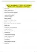 PHLT 301 EXAM REVIEW QUESTIONS WITH 100&percnt; CORRECT ANSWERS&excl;