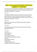 PHLT 301 EXAM QUESTIONS WITH 100&percnt; CORRECT ANSWERS