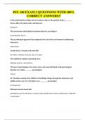 PSY 140 EXAM 2 QUESTIONS WITH 100&percnt; CORRECT ANSWERS