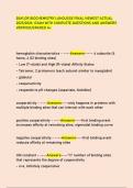 BAYLOR BIOCHEMISTRY LAHOUSSE FINAL NEWEST ACTUAL  2025&sol;2026 EXAM WITH COMPLETE QUESTIONS AND ANSWERS VERIFIED&sol;GRADED A&plus;