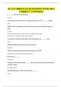 SF CGS 1000 EXAM QUESTIONS WITH 100&percnt; CORRECT ANSWERS&excl;