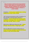 IPMA-HR SENIOR CERTIFICATION EXAM NEWEST  ACTUAL EXAM COMPLETE 100 QUESTIONS AND  CORRECT VERIFIED ANSWERS WITH RATIONALES  &lpar;VERIFIED ANSWERS&rpar; &vert;ALREADY GRADED A&plus;&sol;  LATEST EXAM&excl;&excl;&excl; 
