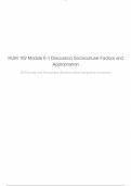 HUM 102 Module 6-1 Discussion Sociocultural Factors and Appropriation