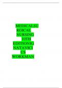 Test Bank For Medical-Surgical Nursing Concepts for Inter professional Collaborative Care 10th Edition by Donna Ignatavicius&comma; 9780323612425&comma; Chapter 1-69 Complete Questions and Answers A&plus;