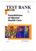 TEST BANK Foundations of Mental Health Care &lpar;8TH&rpar; by Michelle Morrison-Valfre&vert; Complete Guide Chapter 1-33 NEWEST VERSION