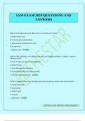 IAM EXAM 2025 QUESTIONS AND ANSWERS