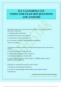ICC CALIFORNIA UST INSPECTOR EXAM 2025 QUESTIONS AND ANSWERS