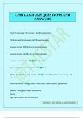LMR EXAM 2025 QUESTIONS AND ANSWERS