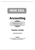 New era accounting grade 11 memo