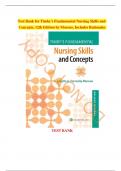Test Bank for Timbys Fundamental Nursing skills and Concepts 12th edition&period; by Loretta A Donnelly-Moreno &period; ALL Chapters A&plus; Graded