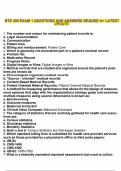 BTE 450 EXAM 1 QUESTIONS AND ANSWERS GRADED A&plus; LATEST UPDATE&period;
