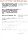 PSI&colon; LIFE&comma; ACCIDENT&comma; AND HEALTH PRACTICE EXAM COMPLETE QUESTIONS AND ANSWERS &vert; ALREADY PASSED &vert; 2025 LATEST&excl;&excl;