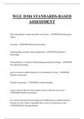 WGU D184 STANDARDS-BASED ASSESSMENT QUESTIONS AND ANSWERS 2025