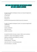 DEP 2004 EXAM QUESTIONS AND DETAILED ANSWERS  GET 100&percnt; CORRECT ANSWERS&period; 