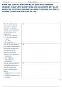 Exam &lpar;elaborations&rpar; NURS 650  