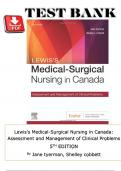 Test Bank for Lewis's Medical-Surgical Nursing in Canada&comma; 5th Edition &lpar;Tyerman&comma; 2025&rpar;&comma; All Chapters 1-72 Fully Covered With Questions And Verified Solutions&period;