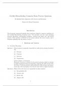 Certified Breastfeeding Counselor Exam Practice Questions 80 Multiple-Choice Questions with Answers and Rationales