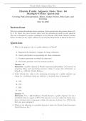 Florida Public Adjuster State Test