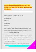 CARN Study Material 2025&sol;2026 &vert; Expert-Verified Q&A on Substance Use Disorders & Pharmacologic Interventions