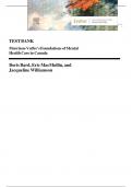 Foundations of Mental Health Care in Canada &ndash; Test Bank Based on Morrison-Valfre&comma; by Boris Bard&comma; Eric MacMullin&comma; and Jacqueline Williamson