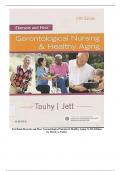 Test Bank for Ebersole and Hess' Gerontological Nursing & Healthy Aging&comma; 5e 5th Edition by Theris A&period; Touhy  - &lpar;2025&sol;2026&rpar; &lpar;All Chapters Covered&rpar; &lpar;Complete Guide with Answers&rpar; &lpar;Graded A&plus;&rpar;