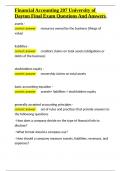 Financial Accounting 207 University of Dayton Final Exam Questions And Answers&period;docx