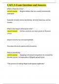 CAFCA Exam Questions and Answers&period;docx
