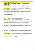 CCOAK Certificate Exam Questions And Answers&period;docx