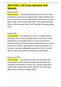 AWS WAF&comma; CAF Exam Questions And Answers&period;docx